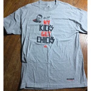 Adidas Vintage ADI DASSLER COLLECTION My Kick Get Chicks Shirt superstar Mens L